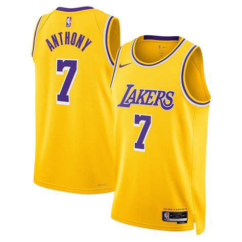 los angeles lakers carmelo anthony men jersey